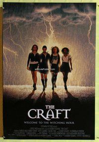 y093 CRAFT DS one-sheet movie poster '96 Neve Campbell, sexy witches!
