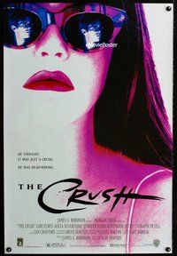 y100 CRUSH DS one-sheet movie poster '93 Alicia Silverstone, Cary Elwes