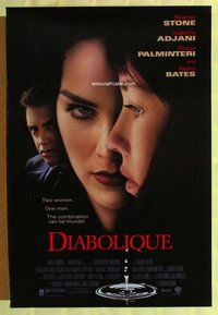 y110 DIABOLIQUE DS one-sheet movie poster '96 Sharon Stone, Adjani