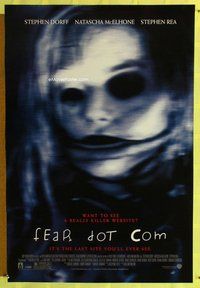 y126 FEAR DOT COM one-sheet movie poster '02 Malone, spooky horror image!
