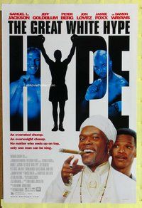 y144 GREAT WHITE HYPE one-sheet movie poster '96 Samuel L. Jackson, boxing!