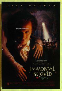 y162 IMMORTAL BELOVED DS one-sheet movie poster '94 Gary Oldman, Beethoven
