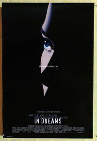 y163 IN DREAMS DS one-sheet movie poster '99 Robert Downey Jr, Annette Bening
