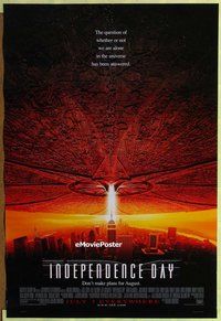 y167 INDEPENDENCE DAY style C teaser one-sheet movie poster '96 Will Smith