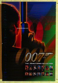 y180 JAMES BOND COLLECTION video one-sheet movie poster '99 all the greats!