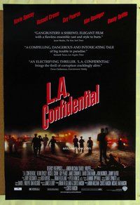 y190 L.A. CONFIDENTIAL one-sheet movie poster '97 Curtis Hanson, Basinger