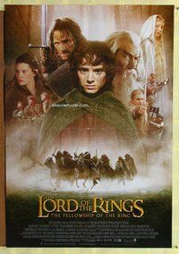 y202 LORD OF THE RINGS: THE FELLOWSHIP OF THE RING one-sheet movie poster '01