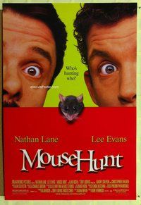 y224 MOUSE HUNT DS one-sheet movie poster '97 Nathan Lane, Lee Evans