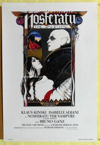 y229 NOSFERATU THE VAMPYRE one-sheet movie poster '79 Kinski, Palladini art