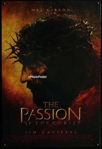 y233 PASSION OF THE CHRIST DS one-sheet movie poster '04 Mel Gibson,Caviezel
