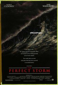 y236 PERFECT STORM DS one-sheet movie poster '00 George Clooney, Wahlberg