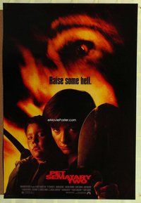 y237 PET SEMATARY 2 one-sheet movie poster '92 Edward Furlong, zombies!