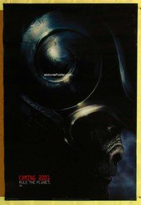 y242 PLANET OF THE APES int'l DS teaser one-sheet movie poster '01 Burton