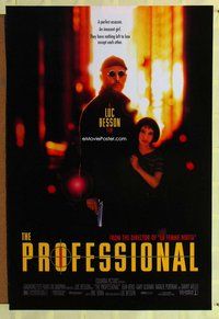 y249 PROFESSIONAL DS one-sheet movie poster '94 Leon, Luc Besson, Jean Reno