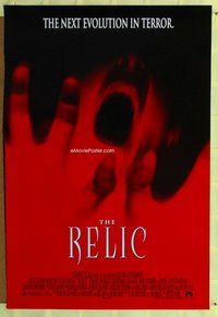 y254 RELIC one-sheet movie poster '97 Penelope Ann Miller, horror!