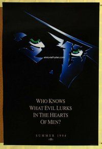 y260 SHADOW DS teaser one-sheet movie poster '94 Alec Baldwin