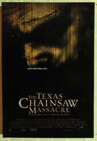 y283 TEXAS CHAINSAW MASSACRE int'l DS one-sheet movie poster '03 horror!