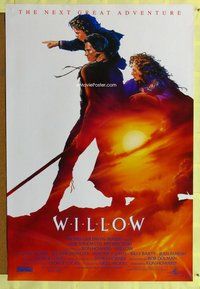 y293 WILLOW one-sheet movie poster '88 Val Kilmer, George Lucas, Ron Howard