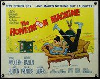 z746 HONEYMOON MACHINE style A half-sheet movie poster '61 Steve McQueen