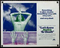 z776 LET'S SCARE JESSICA TO DEATH half-sheet movie poster '71 horror!
