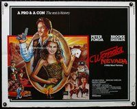 z821 WANDA NEVADA half-sheet movie poster '79 Brooke Shields, Peter Fonda