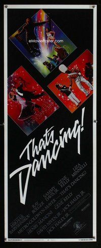 z378 THAT'S DANCING insert movie poster '85 all-time best musicals!