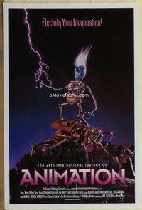 a002 24TH INTERNATIONAL TOURNEE OF ANIMATION one-sheet movie poster '92