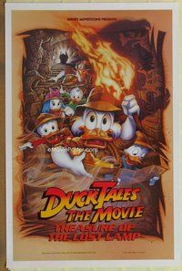 a054 DUCKTALES THE MOVIE DS one-sheet movie poster '90 Disney cartoon!