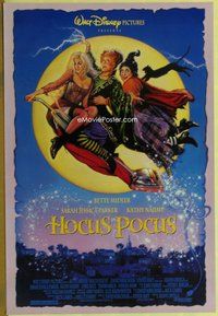 a079 HOCUS POCUS DS one-sheet movie poster '93 Midler, Drew Struzan art!