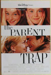 a127 PARENT TRAP DS one-sheet movie poster '98 Lindsay Lohan, Dennis Quaid