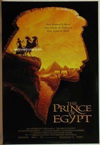 a133 PRINCE OF EGYPT one-sheet movie poster '98 Dreamworks cartoon!