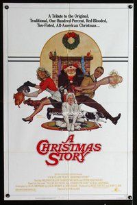 b159 CHRISTMAS STORY one-sheet movie poster '83 best classic Xmas movie!