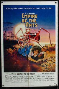 b208 EMPIRE OF THE ANTS one-sheet movie poster '77 great Drew Struzan art!