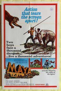 b304 MAYA int'l one-sheet movie poster '66 completely different image!