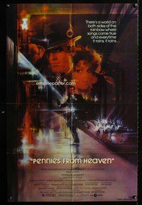 b357 PENNIES FROM HEAVEN one-sheet movie poster '81 Steve Martin, Peak