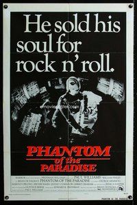 b360 PHANTOM OF THE PARADISE style B one-sheet movie poster '74 De Palma