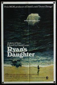 b406 RYAN'S DAUGHTER style B one-sheet movie poster '70 Lean, pre-Awards!