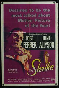 b429 SHRIKE one-sheet movie poster '55 Jose Ferrer, June Allyson, Kramm