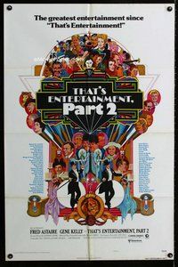 b483 THAT'S ENTERTAINMENT 2 style C one-sheet movie poster '75 Bob Peak art