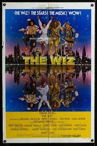 b549 WIZ one-sheet movie poster '78 Diana Ross, Michael Jackson, Pryor