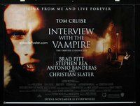 c053 INTERVIEW WITH THE VAMPIRE subway movie poster '94 Cruise