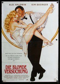c023 MARRYING MAN German 33x47 movie poster '91 sexy Olivia De Berardinis art!