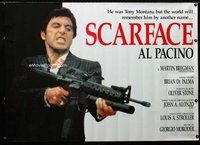 c046 SCARFACE special poster 38x53 movie poster '83 Al Pacino, De Palma