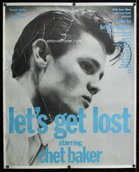 c044 LET'S GET LOST special 31x46 movie poster '88 Chet Baker, Weber