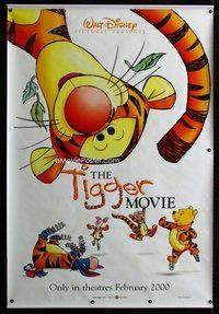 c088 TIGGER MOVIE vinyl banner movie poster '00 Winnie the Pooh!