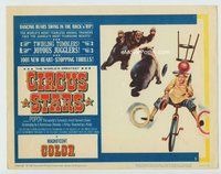d062 CIRCUS STARS movie title lobby card '60 Popov, World's Funniest Clown!