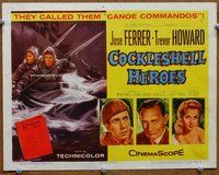 d068 COCKLESHELL HEROES movie title lobby card '56 Jose Ferrer, Howard