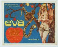 d111 EVA movie title lobby card '69 German sex education, great artwork!