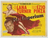 d247 MR IMPERIUM movie title lobby card '51 sexy Lana Turner, Ezio Pinza