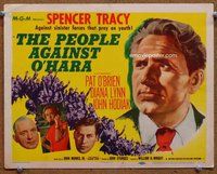 d274 PEOPLE AGAINST O'HARA movie title lobby card '51 Spencer Tracy, O'Brien